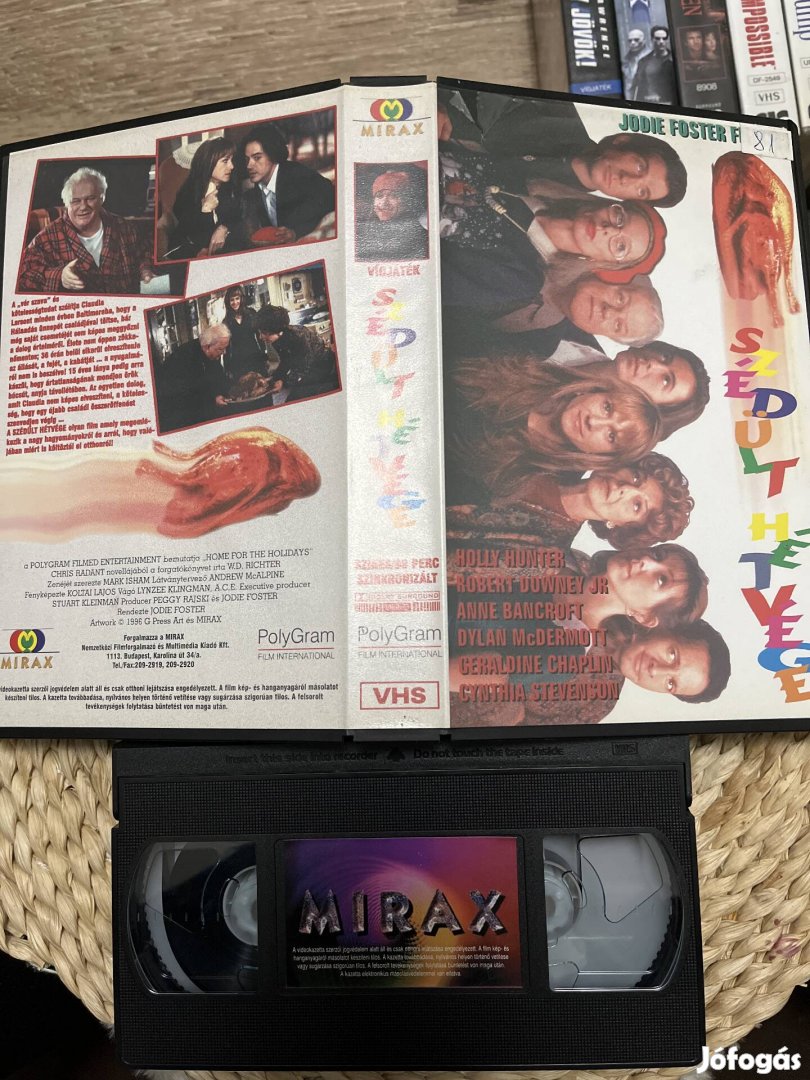 Szédült hétvége vhs