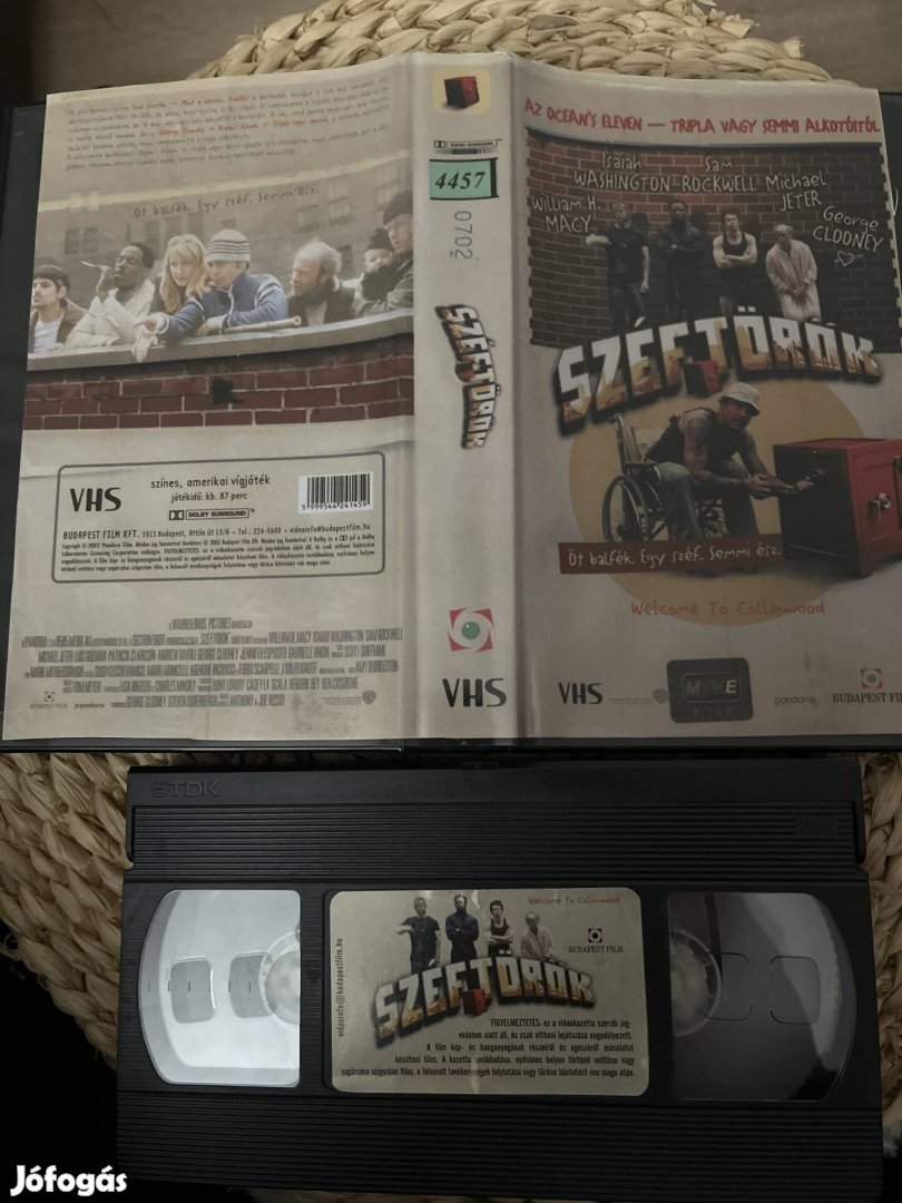 Széftörök vhs m