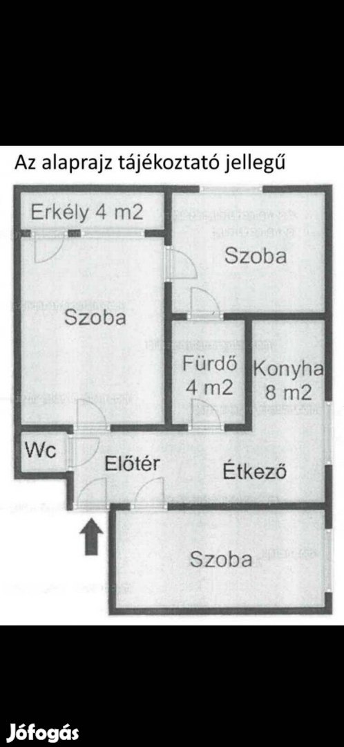 Szegeden Tarján 65m2, 2+1 szoba, téglaépítésű lakás eladó