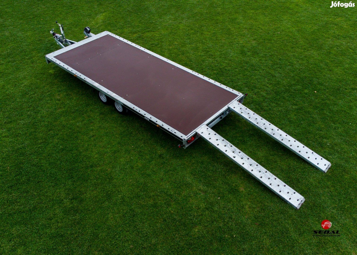 Szegeden akciós új Martz 5m-es autószállító utánfutó 1.990.000 Ft