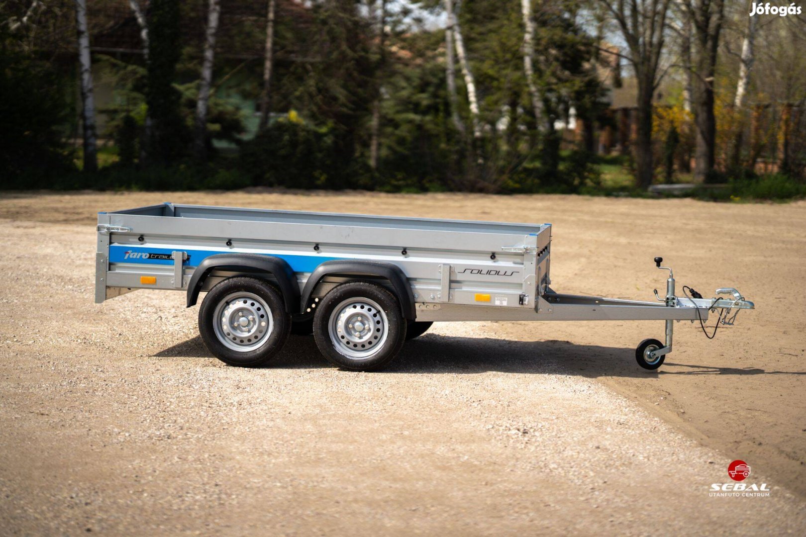 Szegeden rendszámmal - új utánfutó 263x150cm akciósan