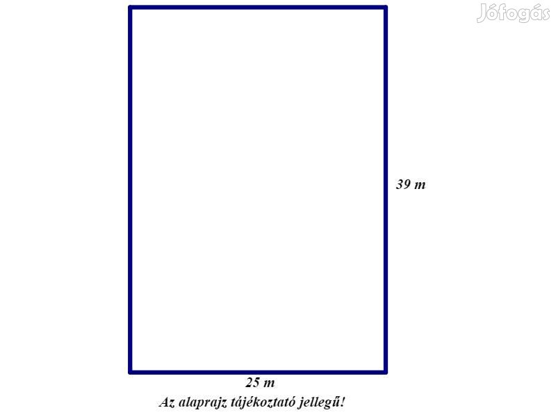 Szegedi eladó 985 nm-es telek