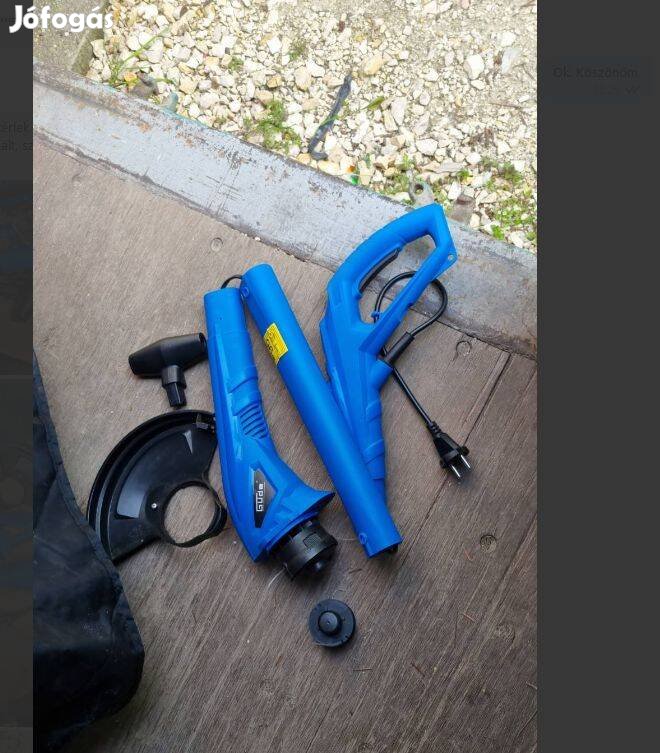 Szegélyvágó, könnyű súlyú fűkasza, elektromos szegélyvágó