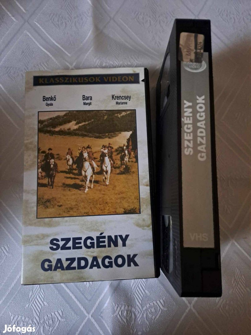 Szegény gazdagok VHS - magyar irodalmi filmadaptáció