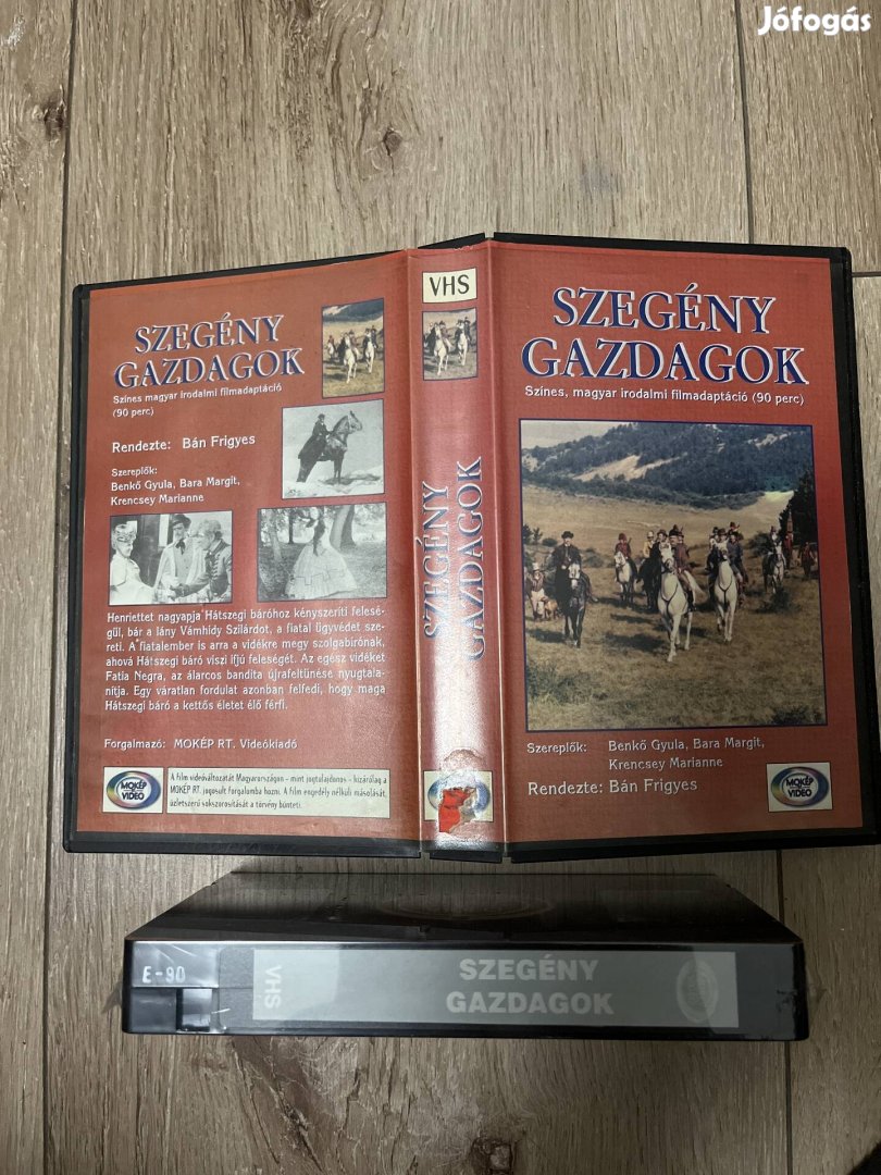 Szegény gazdagok bontatlan vhs 