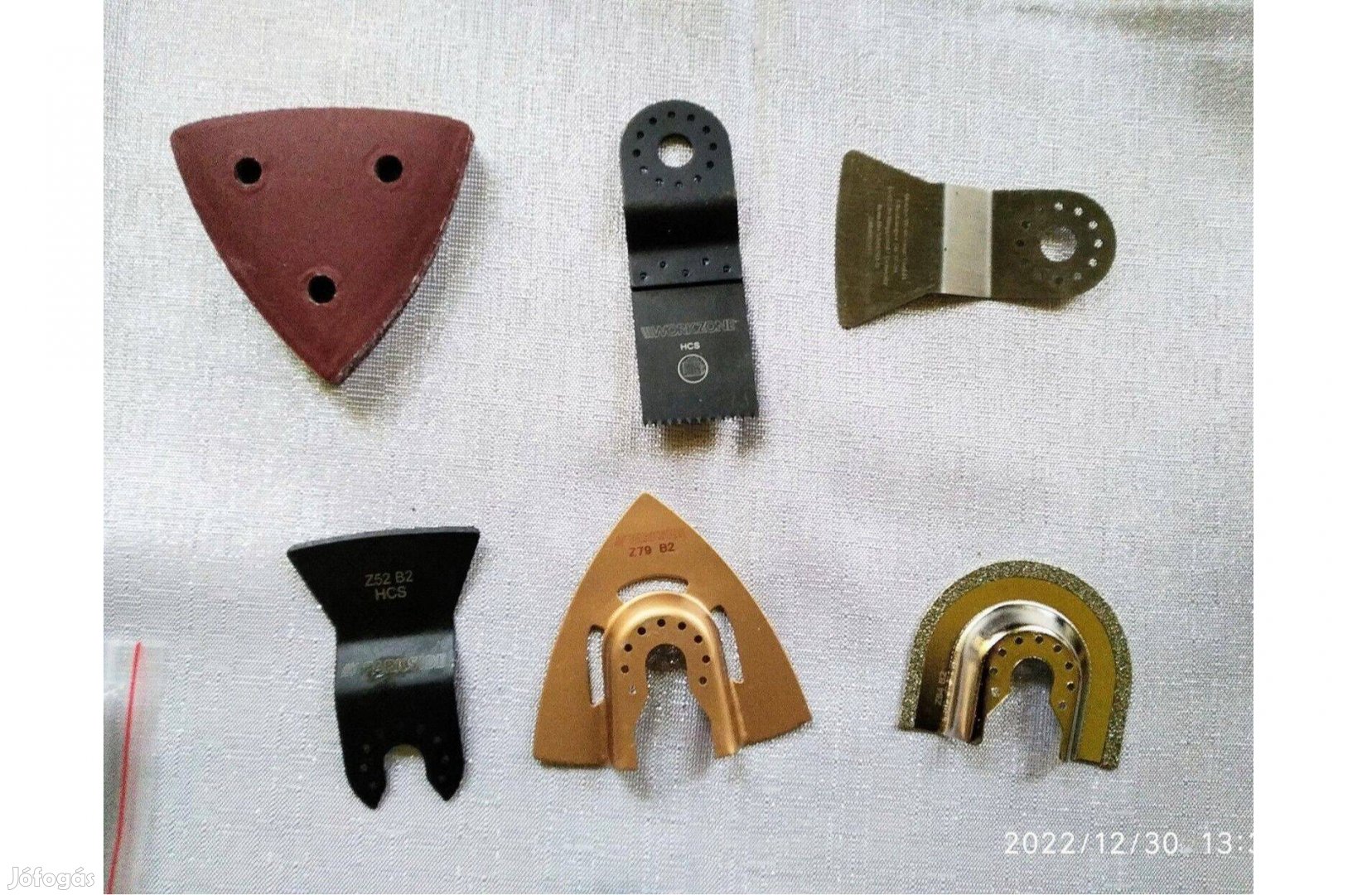 Szegmentált v.merülő fűrész lap,kaparó kés multifunkciós