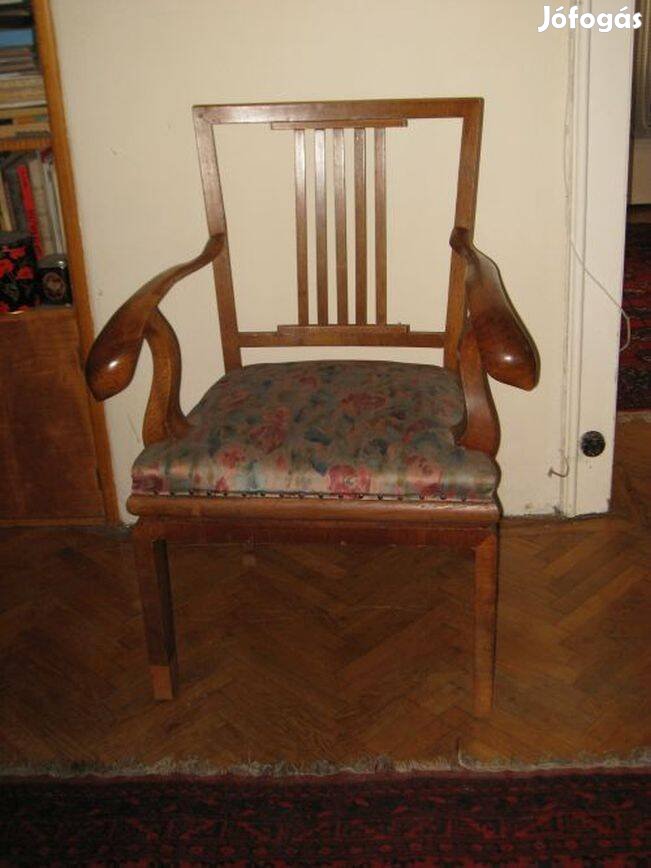 Szék, karosszék, fotel, régi, bútor, Art-Deco,