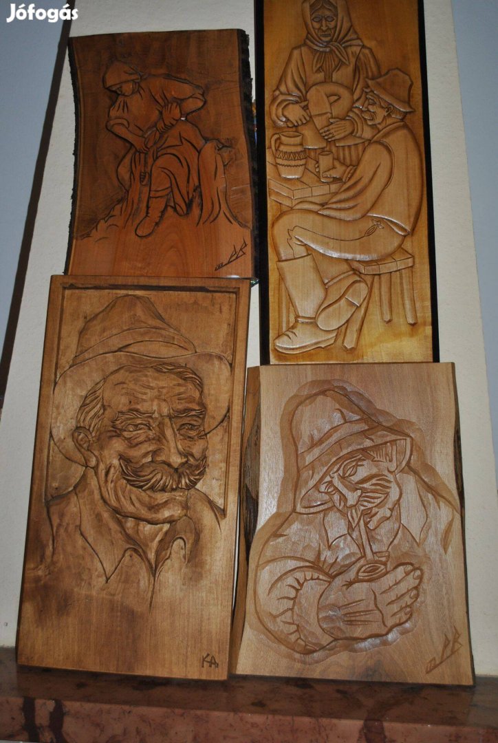 Székely asszony ruhamosása és kicsavarása fából készült