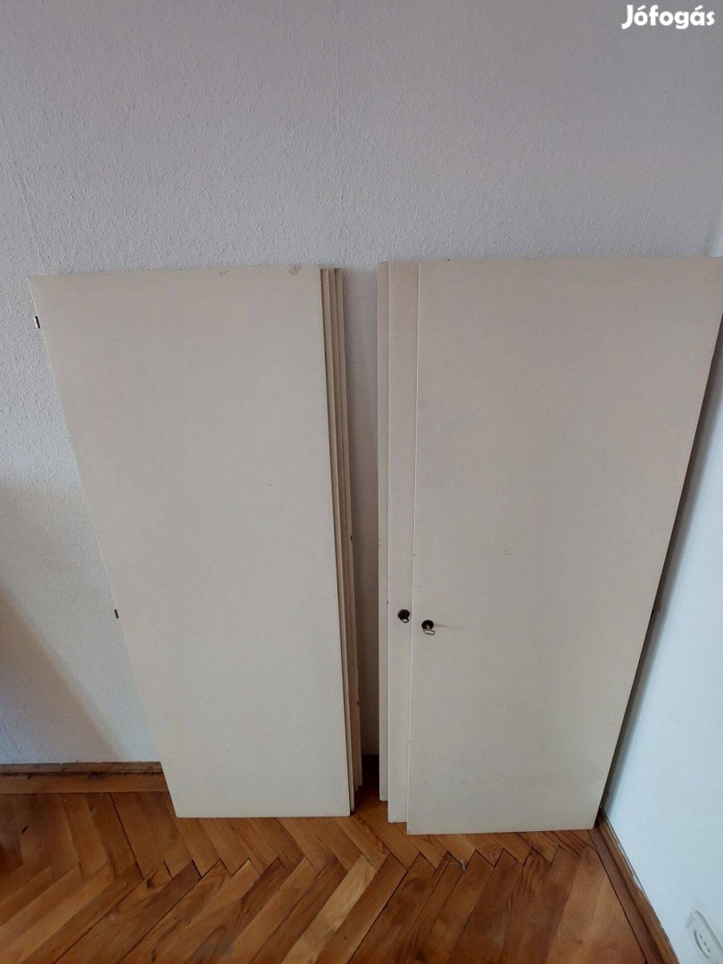 Szekrény fa ajtó polc ajtólap polclap olcsón garázsba fészerbe panel