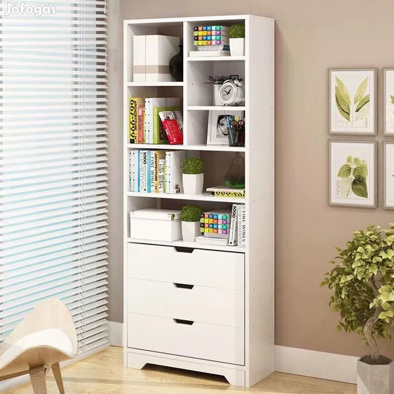 Szekrény polcokkal 60x24x180 cm fehér FUR1922-2