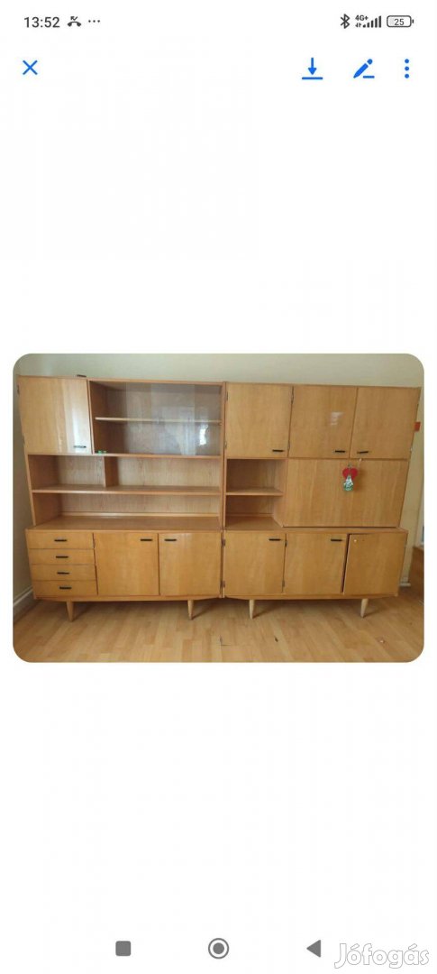 Szekrénysor megkímélt állapotban