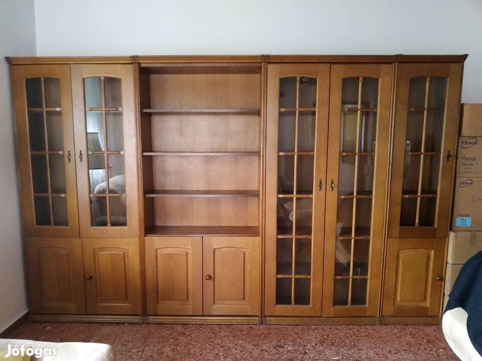 Szekrénysor vitrines eladó