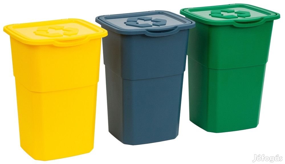 Szelektív szemetes 3 db-os szett 1137506369