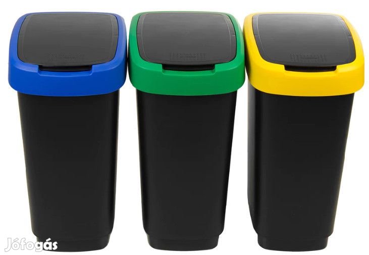 Szelektív szemetes 3 db-os szett 188516058