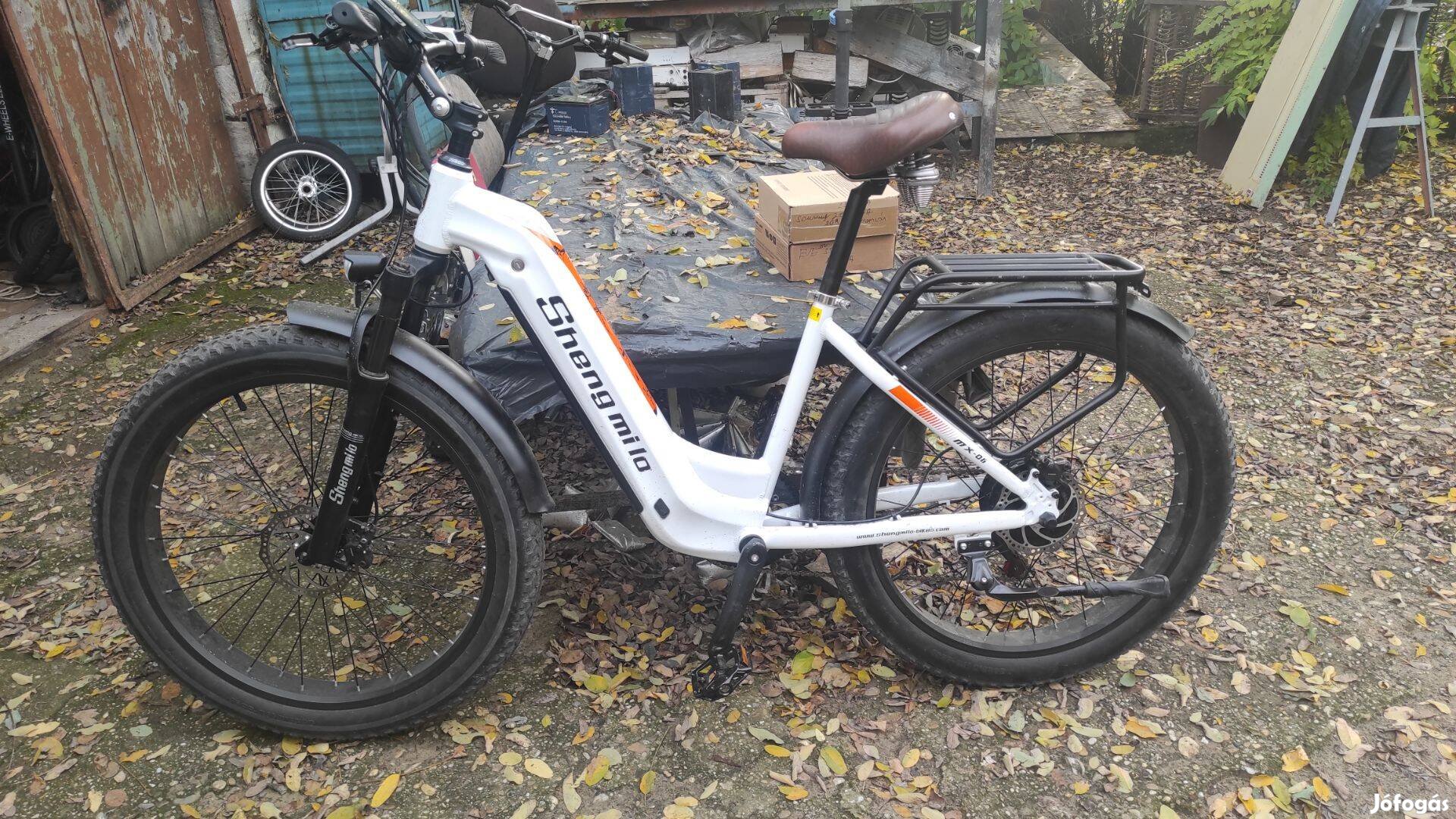Széles kerekű elektromos kerékpár, 1000W motor 48V 17.5 Ah akumulátor