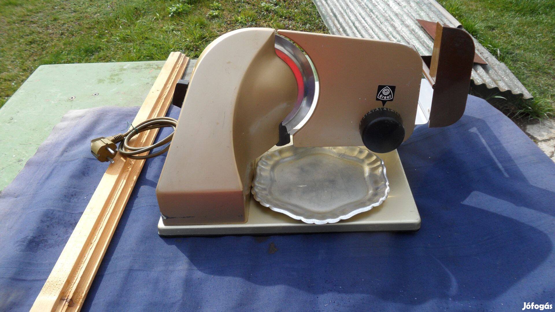 Szeletelőgép automata kapcsolós hús, pékáruk fagyott húsok,