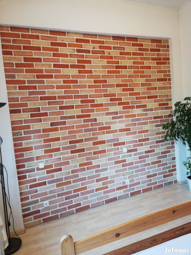 Szeletelt, vágott, bontott tégla belső szelete