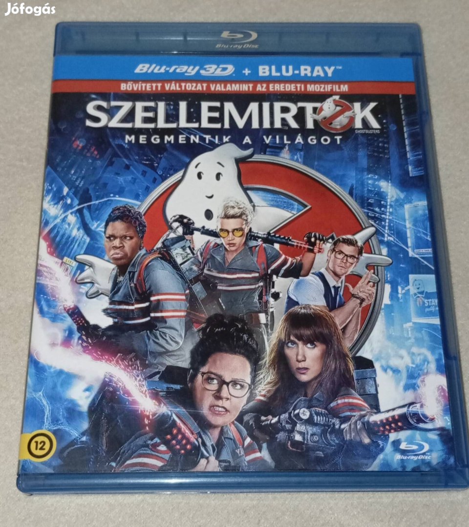 Szellemirtók 3D 2D+3D 2 lemezes Magyar Kiadású Blu-ray Film 