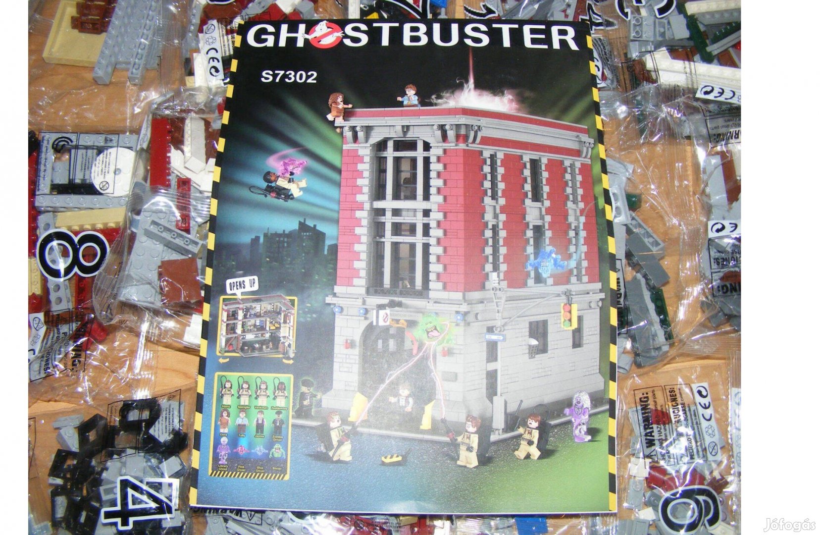 Szellemírtók Ghostbusters 75827 Tűzoltóság 4600db moduláris ház lego Ú