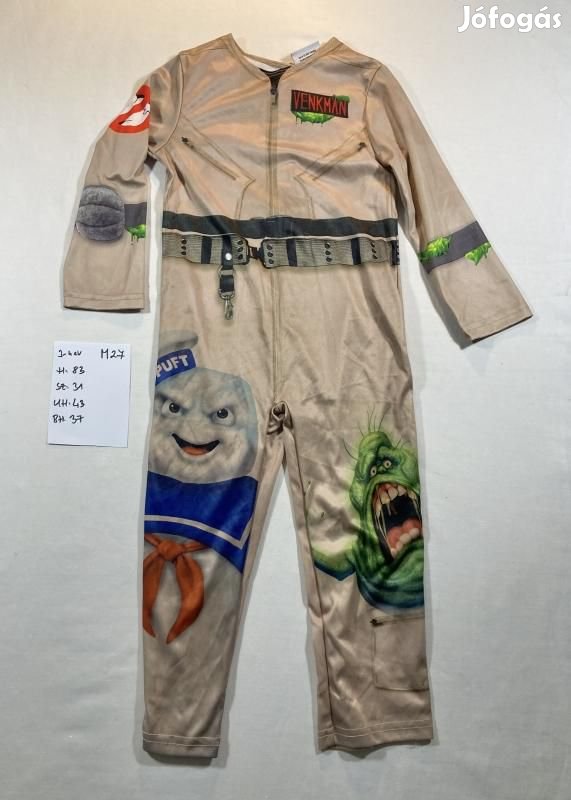 Szellemírtók jelmez, Ghostbusters jelmez M27