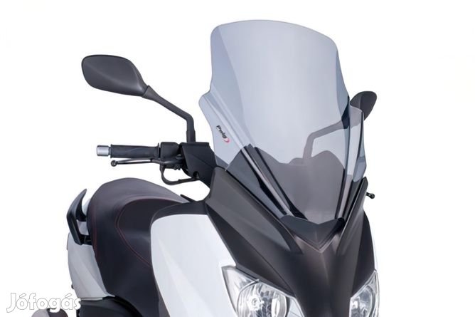 Szélvédő Puig V-Techline Yamaha Xmax 125-250cc 2010-13 füstszínű