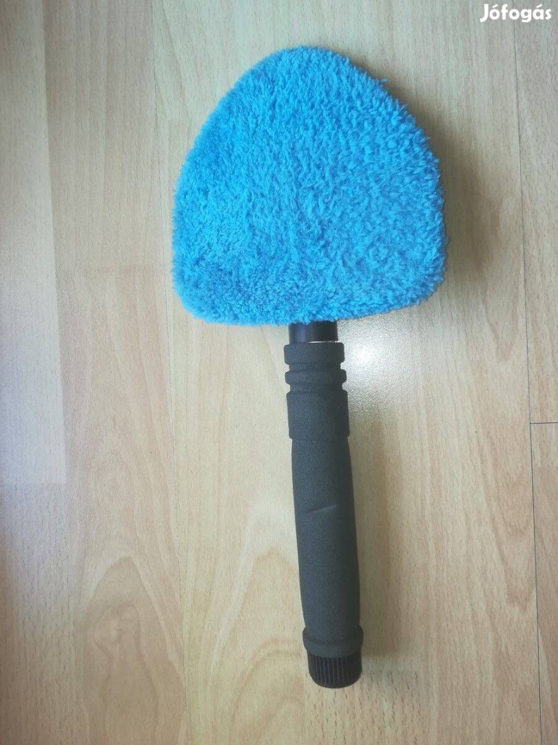 Szélvédő páratörlő / tisztító, mikroszálas, csuklós, teleszkópos nyél