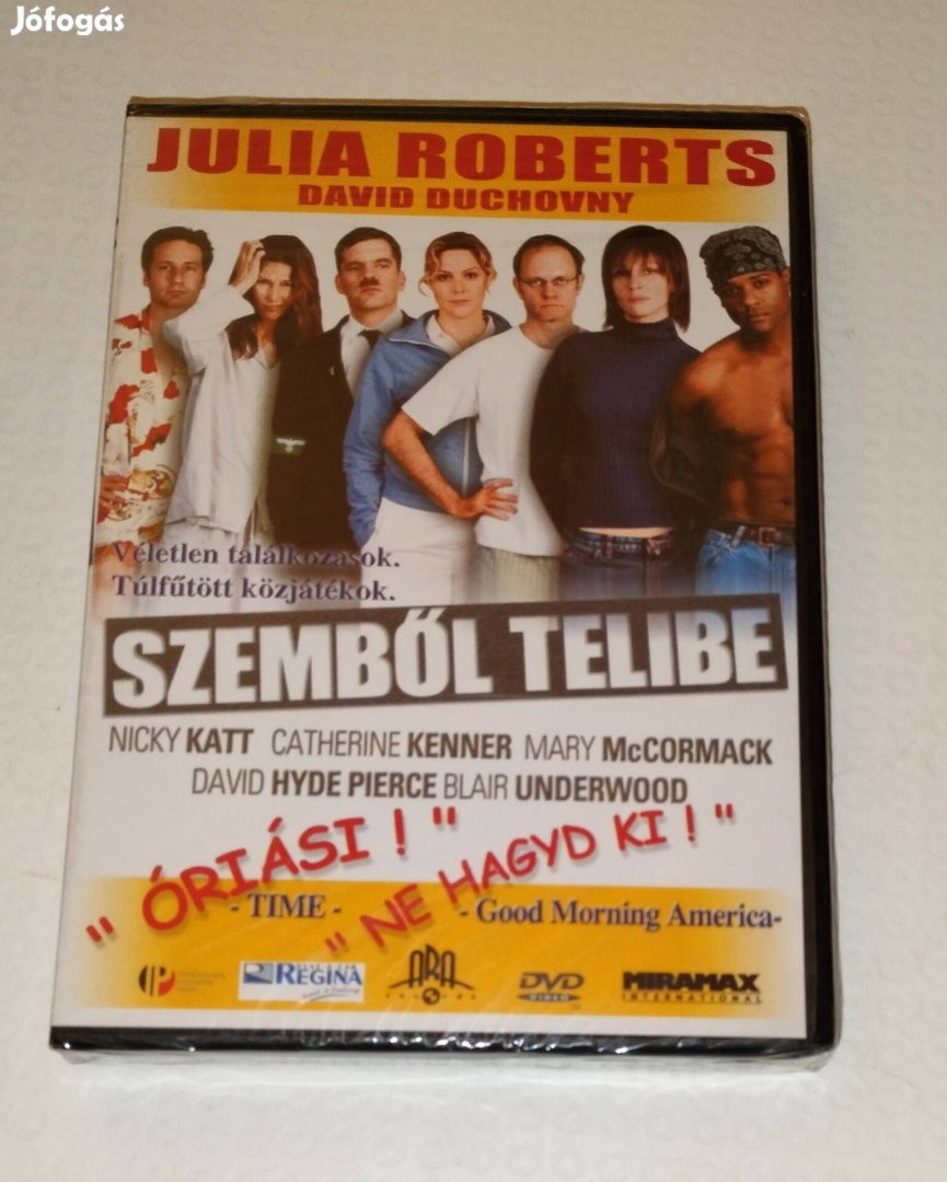 Szemből telibe dvd bontatlan Julia Roberts 