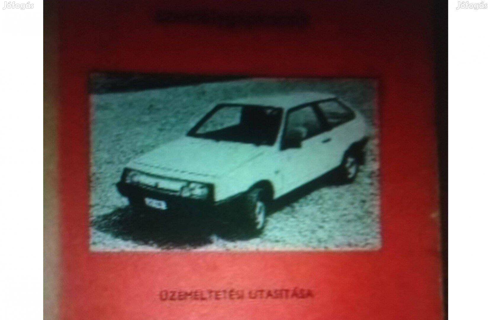 Személygépkocsik üzemeltetési utasításai kézikönyv eladó