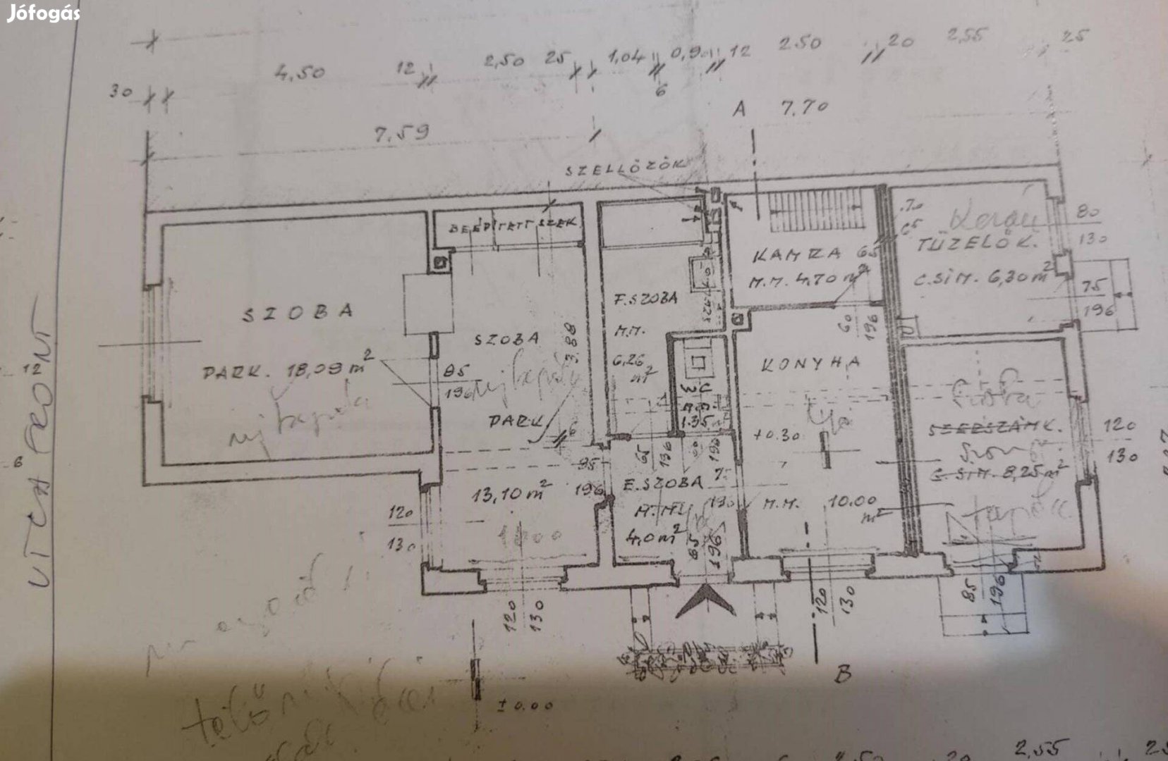 Szemeretelepen 537m2-es telekkel egy felújítandó 72m2-es házikó eladó