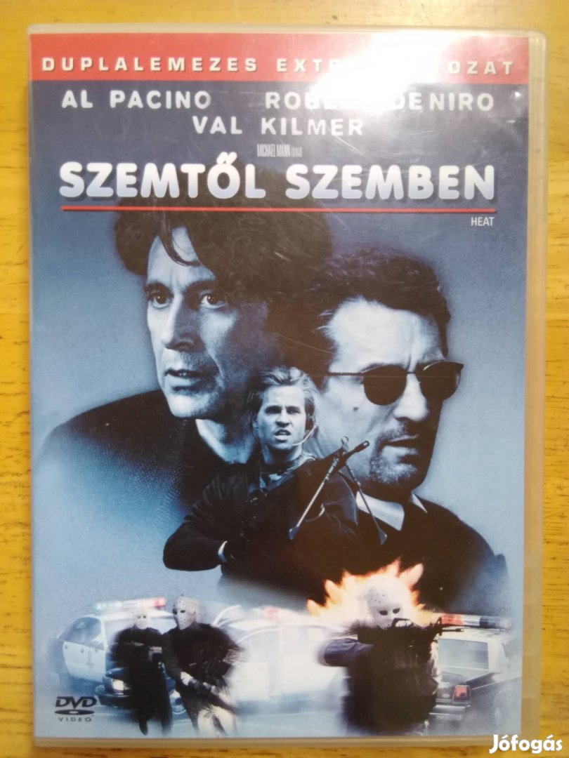 Szemtől szemben duplalemezes újszerű dvd Al Pacino 