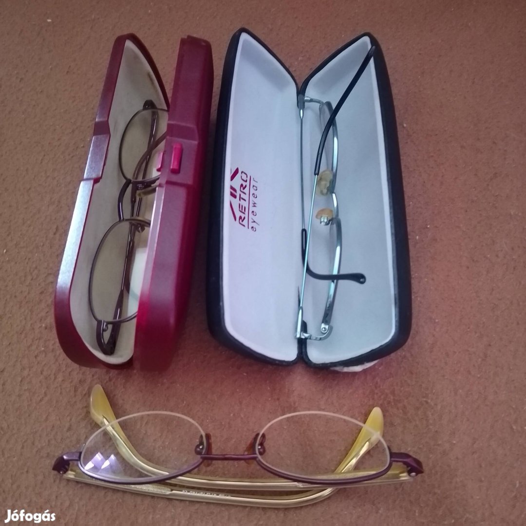Szemüvegek tokkal mínuszos eladó 