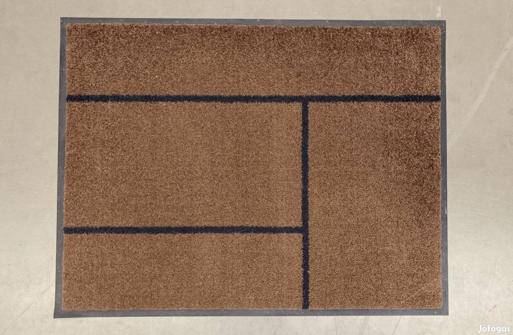 Szennyfogó szőnyeg, lábtörlő csúszásgátló gumi alappal, 90 x 68 cm