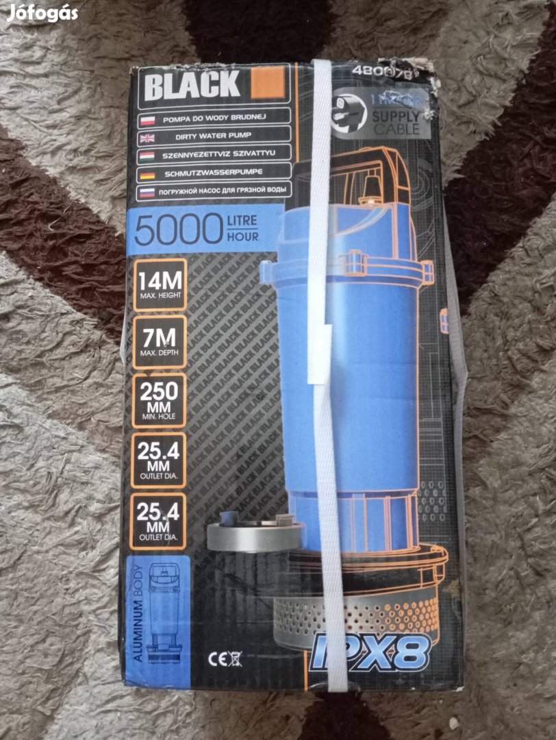 Szennyvíz szivattyú 1 colos