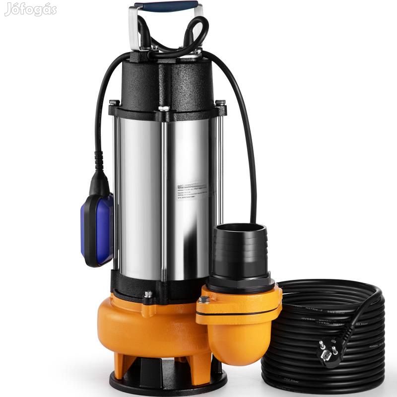 Szennyvízszivattyú  2200 W 60000 l/h 10 m vezetékkel