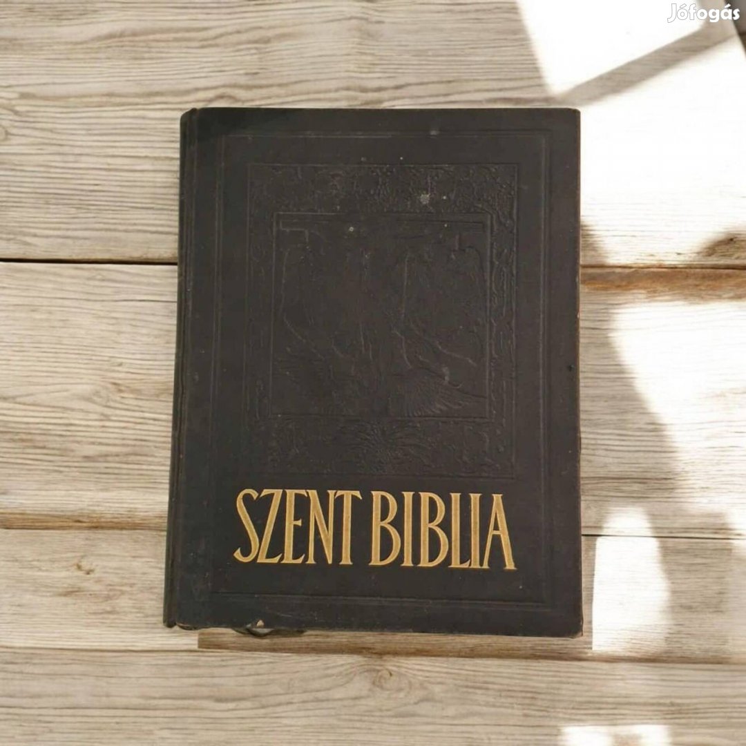 Szent Biblia - Elegáns fekete díszkiadás arany felirattal