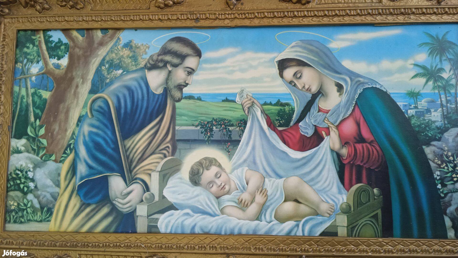 Szent József és Szűz Mária festmény