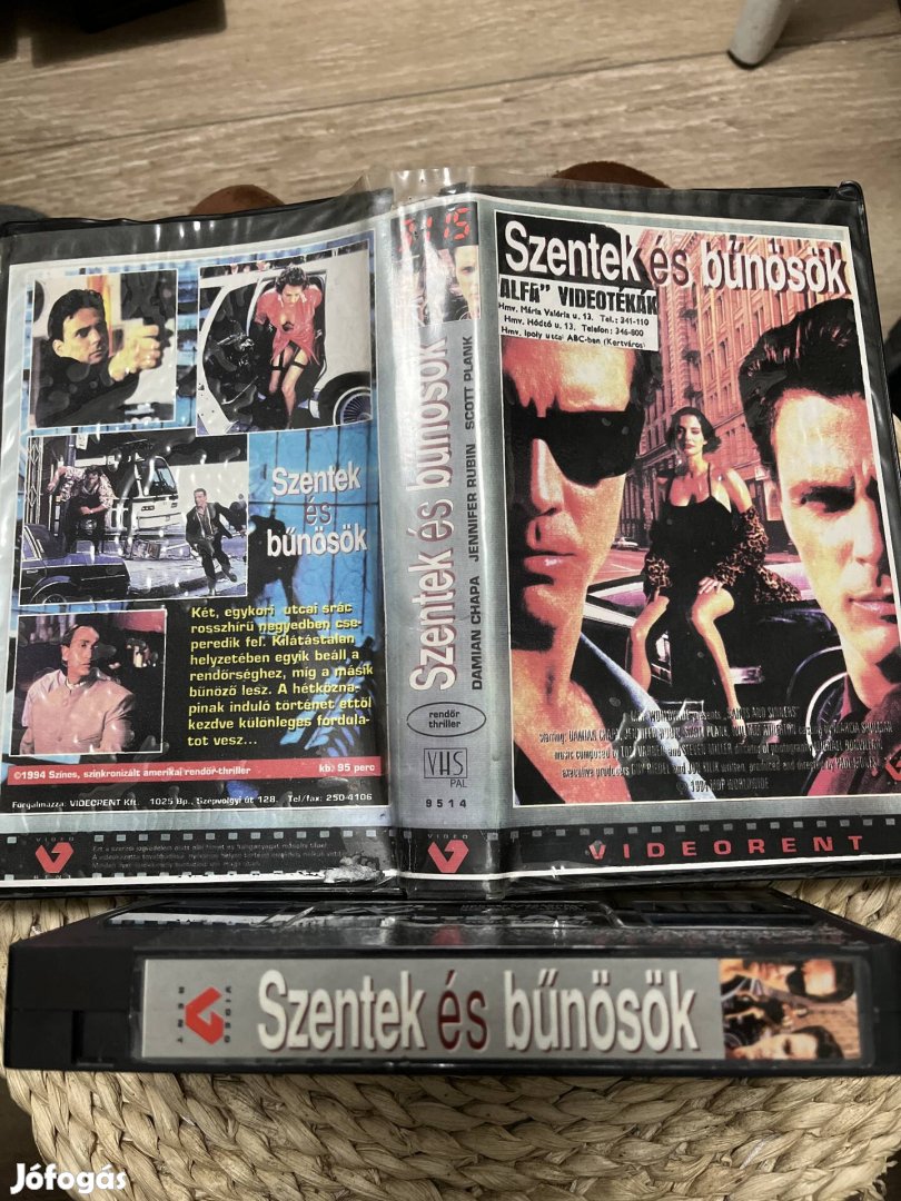 Szentek és bűnösök vhs m