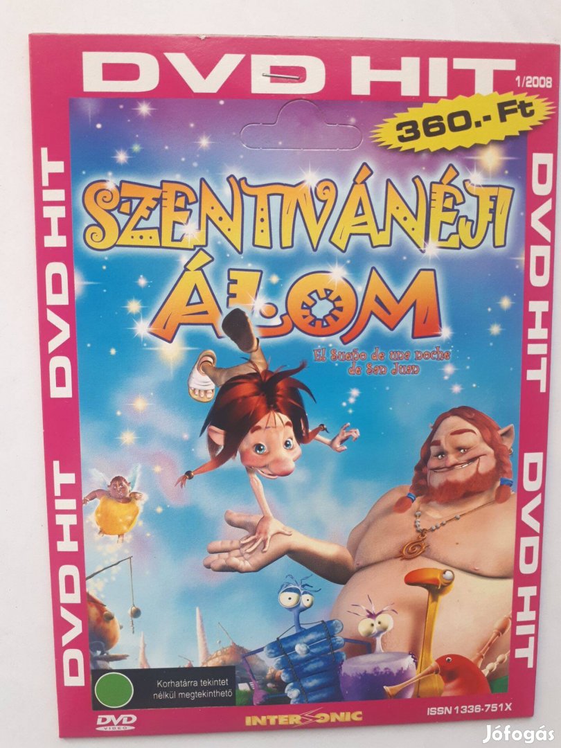 Szentivánáji álom (rajzfilm) - papírtokos DVD (ppsta 255 Ft)