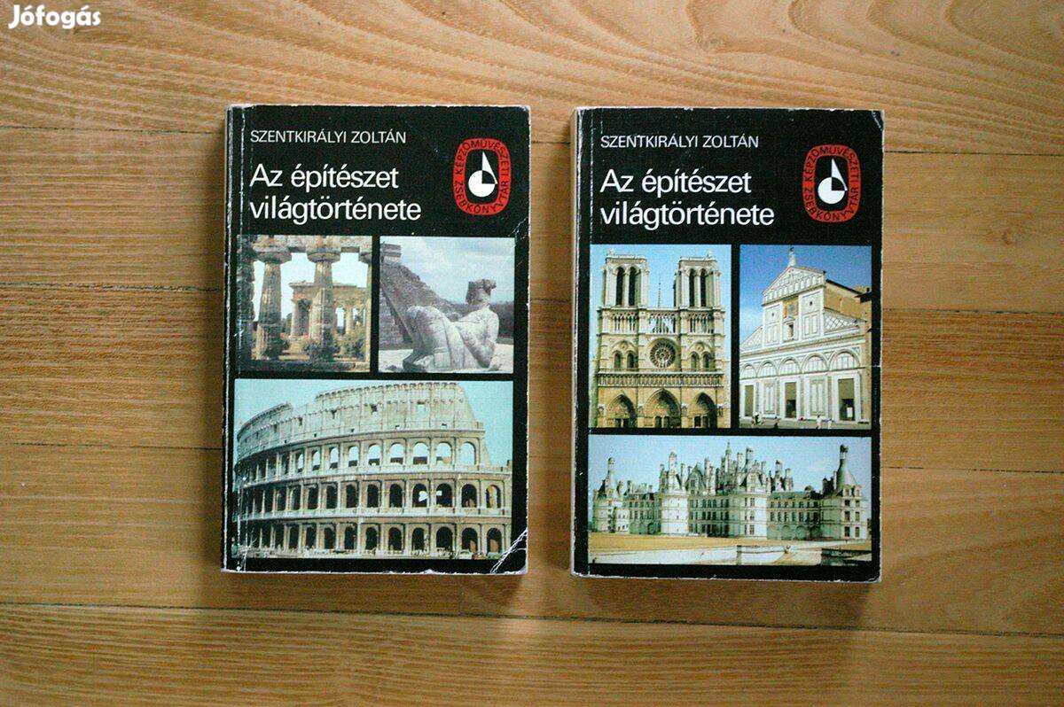 Szentkirályi: Az építészet világtörténete I-II. kötete együtt 2000.-