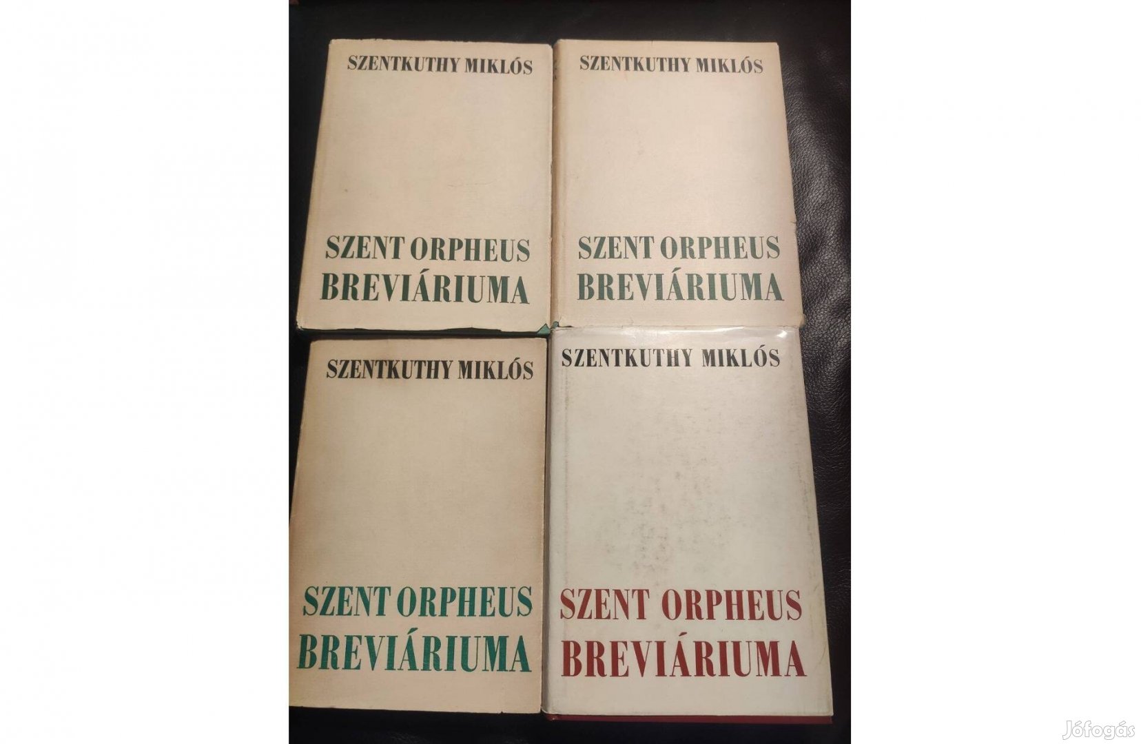 Szentkuthy Miklós : Szent Orpheus breváriuma I-IV