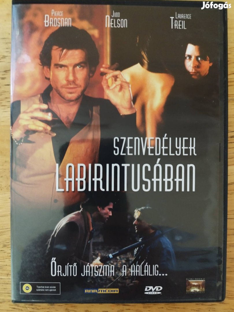 Szenvedélyek laburintusában újszerű dvd Pierce Brosnan