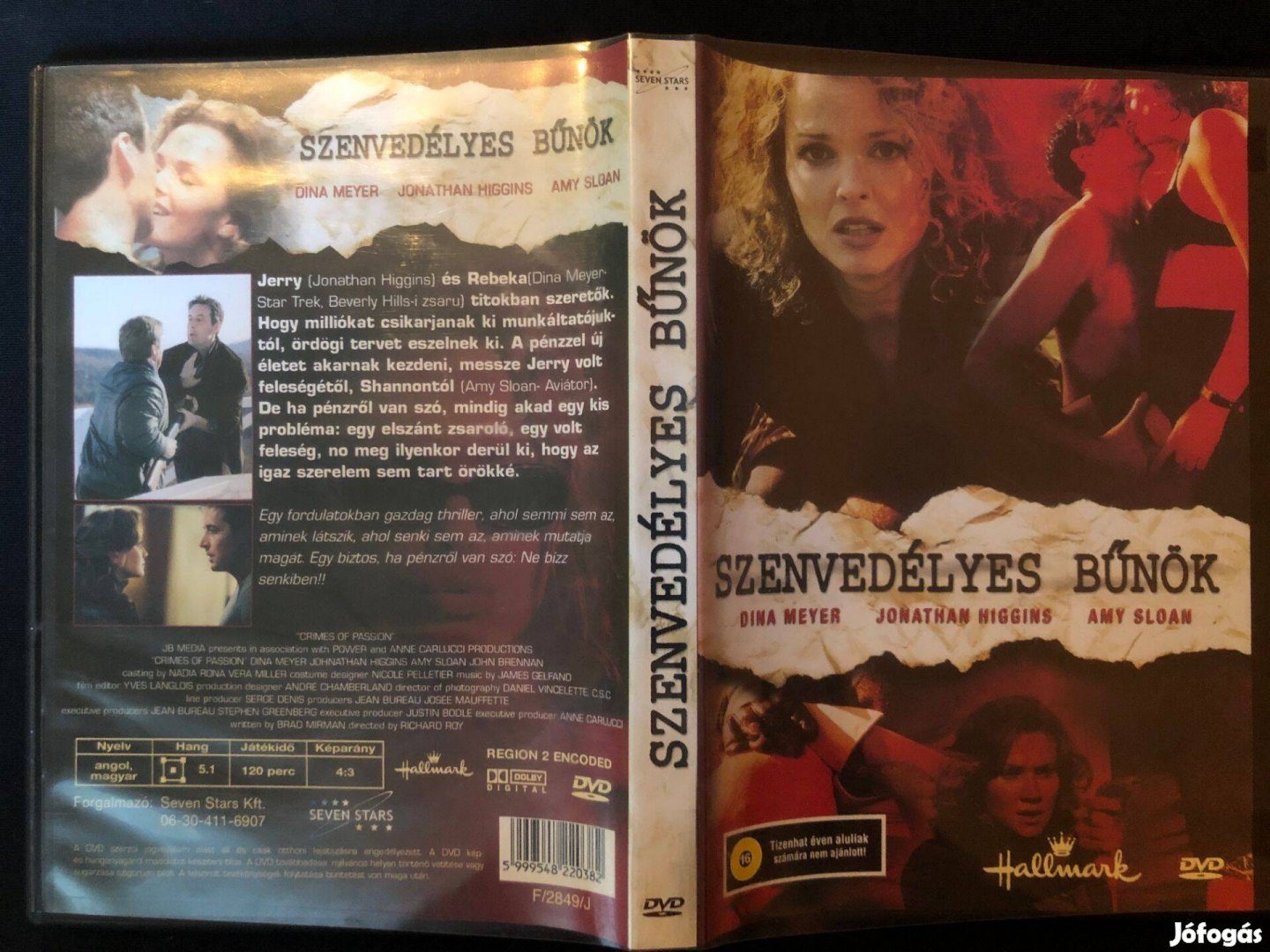 Szenvedélyes bűnök DVD (Dina Meyer, Jonathan Higgins)