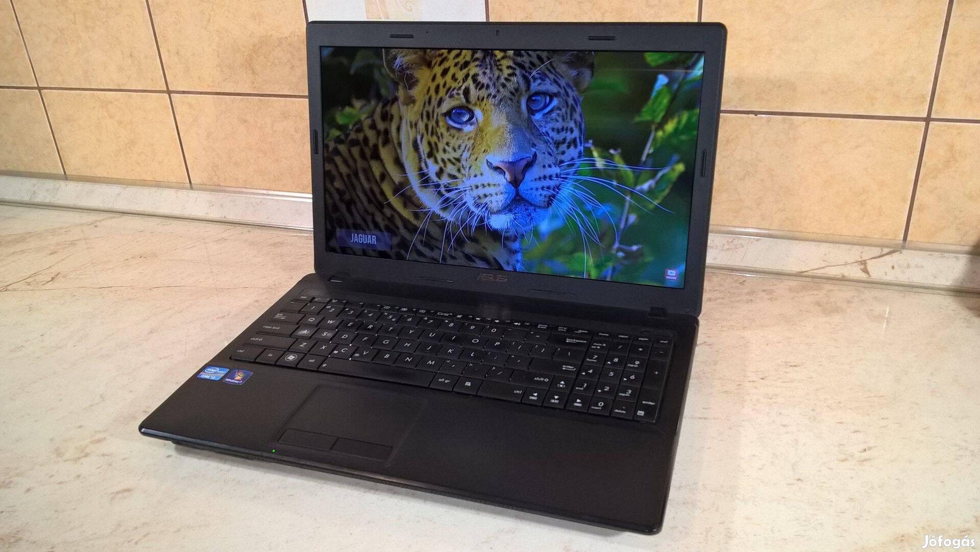 Szép Asus X54C I3 laptop, notebook új ssd, jó akku, Win10
