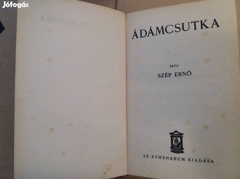 Szép Ernő: Ádámcsutka Athenaeum Kiadás