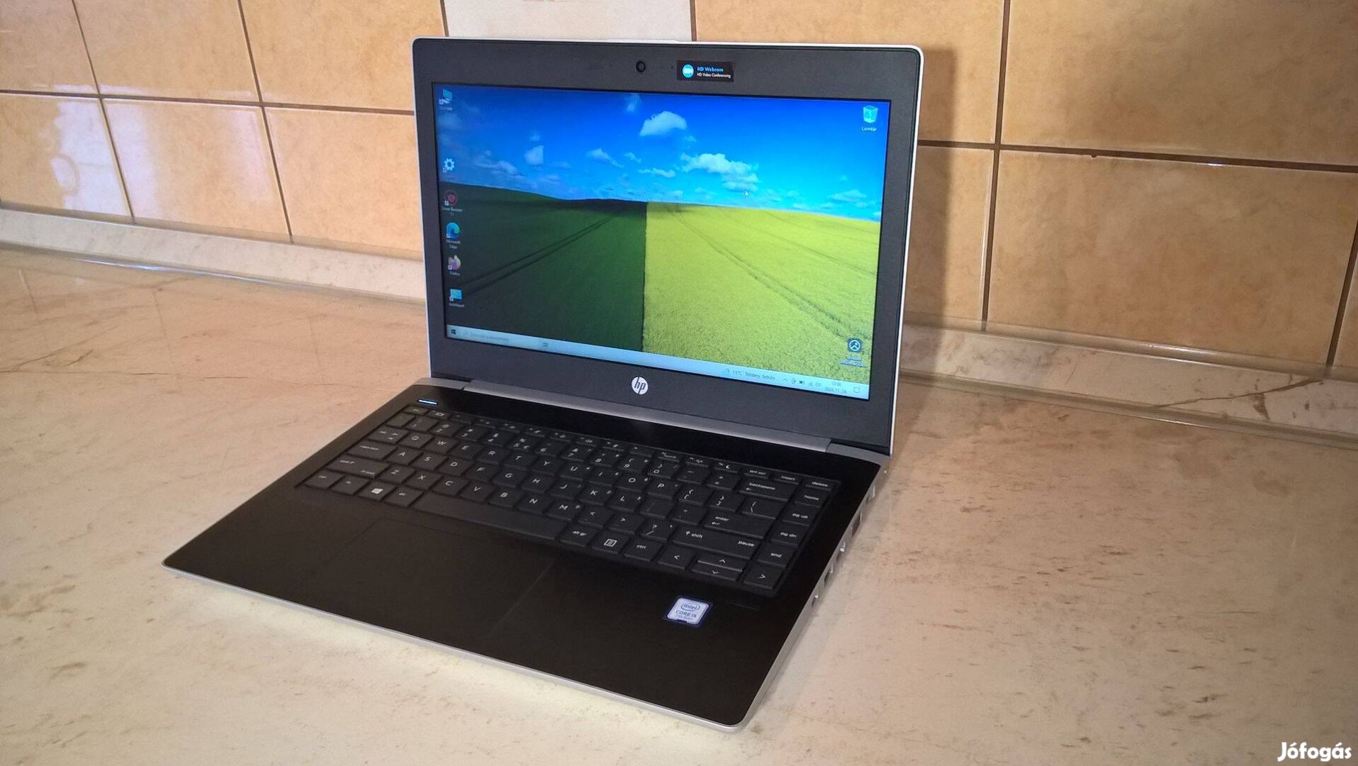 Szép HP Probook 430 G5 I5 laptop, notebook ssd, jó akku Win10