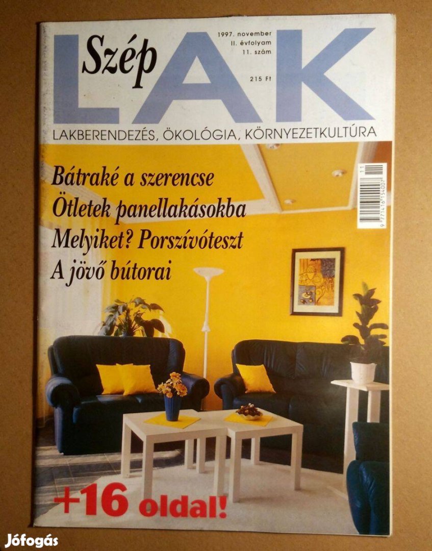 Szép Lak 1997/11.szám November (6kép+tartalom)