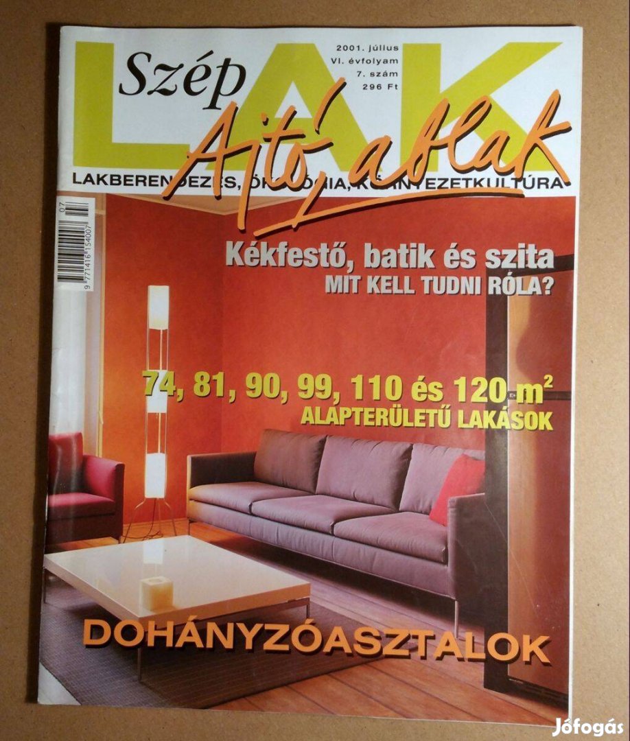 Szép Lak 2001/7.szám Július (6kép+tartalom)