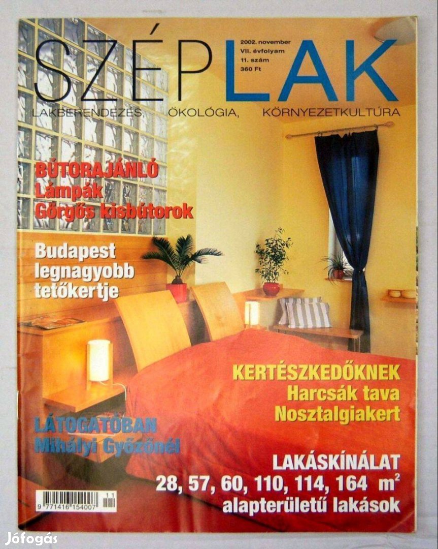 Szép Lak 2002/11.szám November (tartalomjegyzékkel)