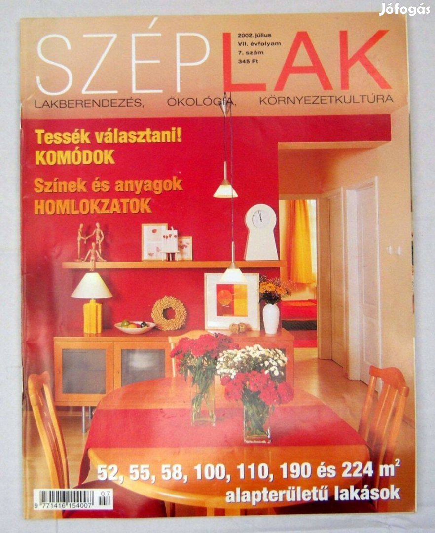 Szép Lak 2002/7.szám Július (tartalomjegyzékkel)