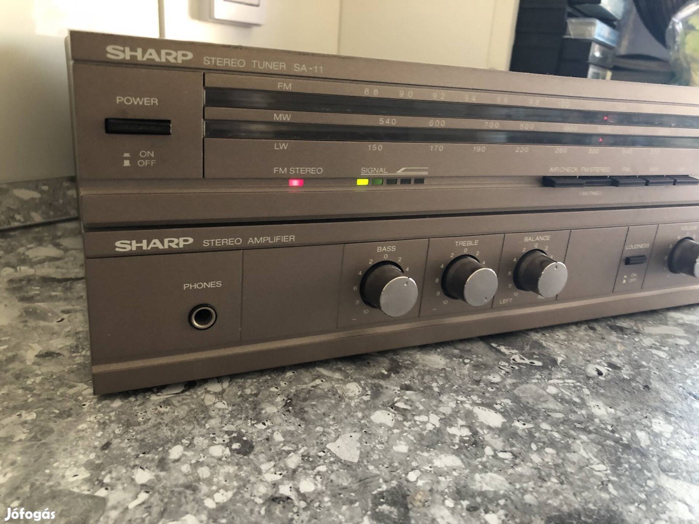 Szép Sharp Vintage hifi erősítő tuner